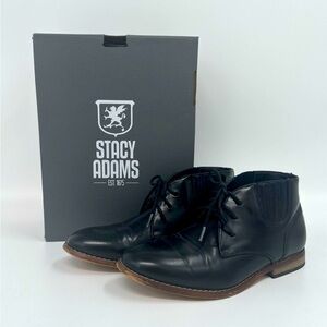 Stacy Adams Big Boys Dress Shoes - Black - Size 2 1/2